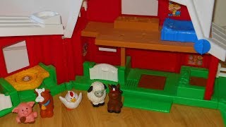 Fisher price Little People Animal Sounds Farm with animals [upl. by Ahsaetal]