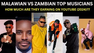 Oyimba a ku Malawi ndi a Ku Zambia akupeza ndalama zambiri pa YouTube ndani [upl. by Eiknarf492]