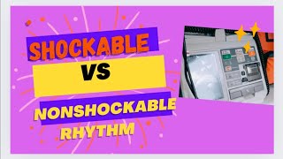 Shockable vs Nonshockable Rhythms LifeSaving Knowledge [upl. by Lucias]