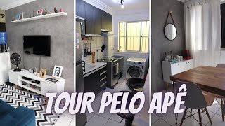 TOUR pelo nosso APARTAMENTO de 50m2 [upl. by Aihsei165]