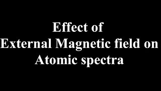 magnetic field effect [upl. by Aggappora750]