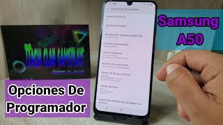 Como Activar Desbloqueo OEM y Depuración USB En Samsung A50 Android 11 [upl. by Bray]