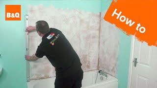 How to tile a bath splashback part 1 preparation [upl. by Nerta]