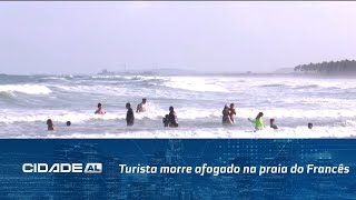 Turista morre afogado na praia do Francês praia lidera índice de afogados [upl. by Levitt763]