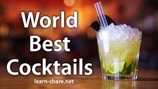 Top 20 Best Cocktails in the World [upl. by Iolanthe]