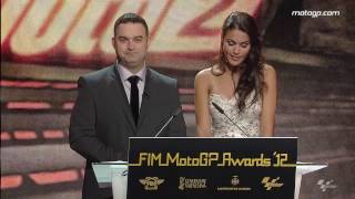 2012 FIM MotoGP™ Awards Ceremony  Moto2™ Class [upl. by Ioab735]