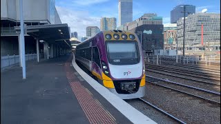 VLine VS95 amp VS94 Departing Southern Cross Station to Albury [upl. by Anon]