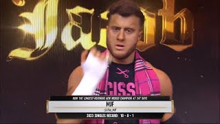 MJF X ACCLAIMED FULL ENTRANCE HD  AEW DYNAMITE 1 NOV 2023 [upl. by Dannie]