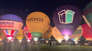 Bristol Balloon Fiesta night glow 2023 [upl. by Ahlgren]