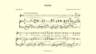 Cäcilie – Richard Strauss – accompaniment in Eb Major [upl. by Claudio]