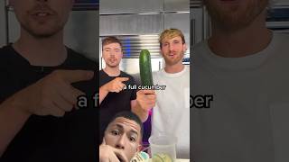 Esse pepino é suspeito ​mrbeast loganpaul lunchly shorts [upl. by Dracir133]