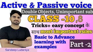 Active and Passive voice  Passive voice rules in english grammar  Passive rules with example by [upl. by Paik919]