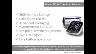 Omron BP791IT 10 Series  Upper Arm Blood Pressure Monitor [upl. by Maleen]