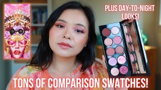 InDepth Swatch Comparisons  6 More Looks Pat McGrath Mothership XI Sunlit Seduction Pt II [upl. by Epillihp405]