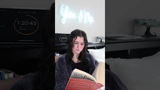 Reading a Second for every Subscriber 🩵 📚 day 31 booktube bookchallenge readingchallenge [upl. by Herminia]