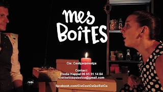 Teaser du spectacle musical jeune public « Mes boîtes » par la Compagnie C’estCaQuiEstCa [upl. by Anelhtac]