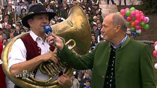 Wiesn Frühschoppen  Standkonzert unter der Bavaria 2013 09 29 [upl. by Asikal615]