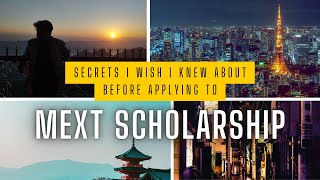 SECRETS I WISH I KNEW ABOUT BEFORE APPLYING TO MEXT SCHOLARSHIP  INDIA  JAPAN [upl. by Haianeb]