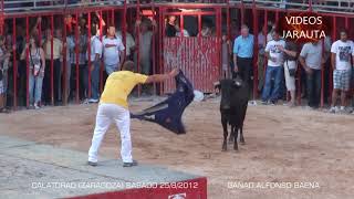 CALATORAO ZARAGOZA SÁBADO 25 AGOSTO 2012 CONCURSO DE GANADERIAS MEJOR LOTE ALFONSO BAENA [upl. by Ansell712]