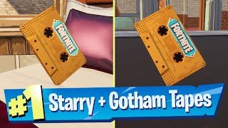 Collect the Visitor recording in Starry Suburbs and Gotham City  Fortnite Out Of Time Challenge [upl. by Weismann]