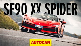 Ferrari SF90 XX Spider  Full Review  Autocar [upl. by Nunnery]