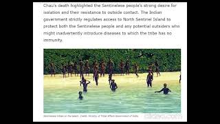 The Sentinelese Most Isolated Tribe On Earth sentinelese isolated history [upl. by Kapor575]