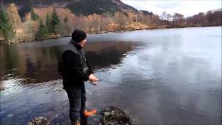 Fishing in Scotland Loch Lochy Highlands of Scotland [upl. by Drof]