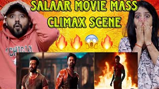 Salaar Movie Mass Climax Scene Reaction  Prabhas  Prithviraj  Prashanth Neel  RAVI Basrur [upl. by Korwun114]