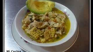 GARBANZOS CON MONDONGO  CALLOS  Mi Cocina [upl. by Ardnikal]