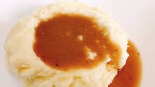 Garlic Mashed Potatoes amp Savory Stovetop Gravy [upl. by Alieka563]