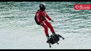 Flyboard® Air demonstration during Challengers 16 in Barcelona [upl. by Atterol941]