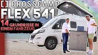 Crosscamp Flex 541 schon für 49999€ 💸  14 Grundrisse durch VERRÜCKTES ModulKonzept 🔥 [upl. by Nnybor]