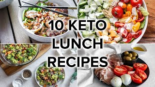 10 Keto Lunch Recipes That Are Easy amp Satisfying [upl. by Jamnis968]