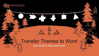 Transferring Themes  Colors and Fonts  from PowerPoint to Word and Excel and Vice Versa [upl. by Eugeniusz781]