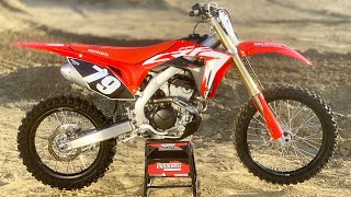 First Ride 2021 Honda CRF250  Motocross Action Magazine [upl. by Chuu]