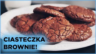 Przepis na czekoladowe CIASTECZKA BROWNIE  Sugarlady [upl. by Nolur521]