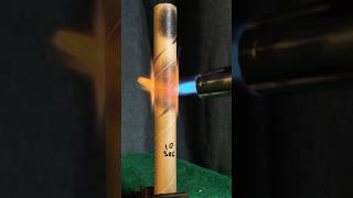 Powerful Lighter vs Cardboard Tube  Blow Torch Fire Turbo Lighter blowtorch [upl. by Assilen]