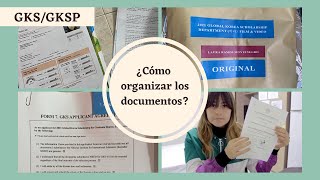 GKSKGSP ¿Cómo organizar los documentos para la beca del Gobierno Coreano 🇰🇷 [upl. by Paviour679]