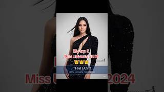 Top 5 Miss Universe 2024 missuniverse thailand peru venezuela denmark dominicanrepublic mu [upl. by Hola987]