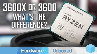 AMD Ryzen 5 3600 vs 3600X Is The X Worth It [upl. by Lenoj]