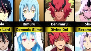 Tensura Character Changes after Evolution [upl. by Aicatsal]