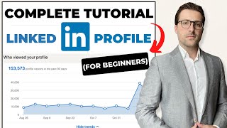 Create a PROFESSIONAL LinkedIn Profile 2024  For Beginners [upl. by Shreve]