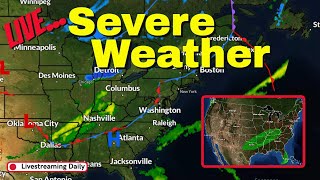 🔴Live Severe Storm and Winter Weather Coverage 121824 [upl. by Modnarb200]