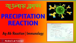 Precipitation Reaction AntigenAntibody Reaction Immunology [upl. by Anelehs875]