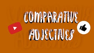 Adjetivos comparativos en Inglés Comparative adjectives [upl. by Gudrun]