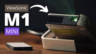 ViewSonic M1 Mini Projector  Ultra Portable Netflix Stream Auto Keystone [upl. by Brodie]