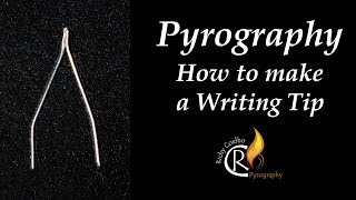 Pyrography – How to make a Writing Tip tutorial [upl. by Aseuqram]