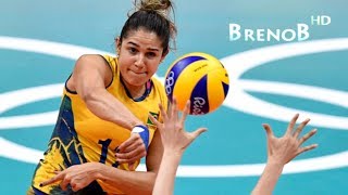 TOP 10 Best Actions by Natália Zilio  Volleyball Wing Spiker ● BrenoB ᴴᴰ [upl. by Agata]