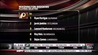 Washington Redskins Pick Niles Paul No155 [upl. by Atsylak]