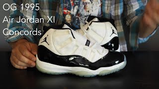 OG 1995 Air Jordan XI Concords [upl. by Garner]